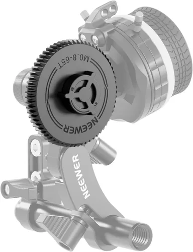 NEEWER Engranaje M0.8-65T para seguimiento de enfoque, estándar 0.8 MOD y 65 dientes compatible con SmallRig Follow Focus y NEEWER Mini Follow