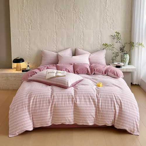 Vista 41 de Shabby Chic - Juego de funda de edredón floral, tamaño individual, 3 piezas, 100% algodón, estética, funda de edredón y 2 fundas de almohada, suave