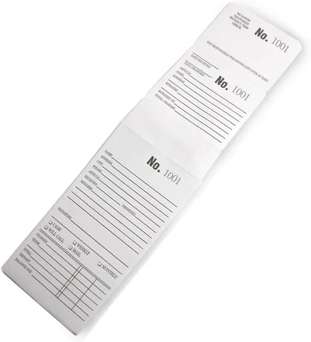 Vista 2 de Sobre blanco de 3 partes para reparación o trabajo de despido #1001-2000 Caja de 1000