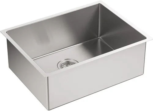 Vista 3 de KOHLER Strive® K-5284-NA - Fregadero de cocina grande y mediano de 32 pulgadas, acero inoxidable
