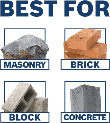 Vista 4 de BOSCH HC8526 - Broca de núcleo de martillo giratorio SDS-Max de 2-58 pulgadas x 22 pulgadas, ideal para aplicaciones en hormigón, gris