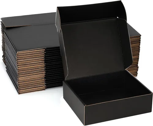 Vista 7 de Cajas de envío pequeñas de 10 x 7 x 3 pulgadas (paquete de 25) – Cajas de cartón corrugado blancas resistentes para pequeñas empresas, comercio