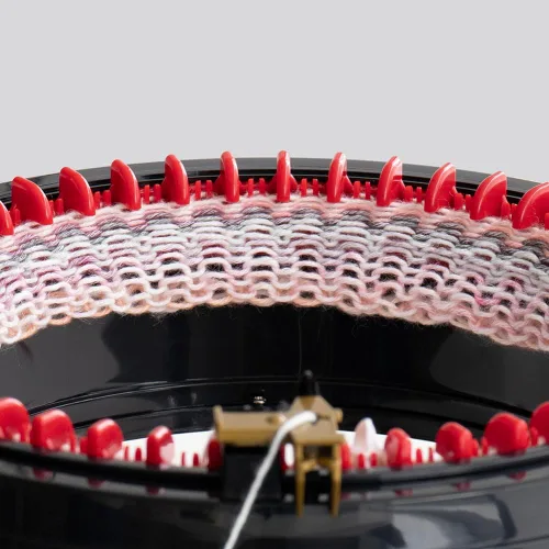 Vista 4 de addi Express kit de máquina de agujas de tejer tamaño King, incluye 46 agujas