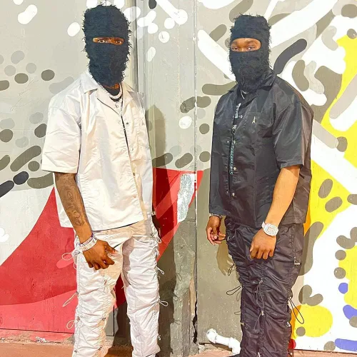 Vista 7 de 2 pasamontañas desgastados de moda, máscaras de esquí, a prueba de viento, para invierno, talla única, máscara de angustia