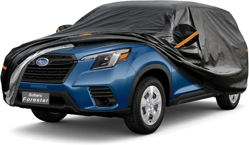 Vista 38 de GUNHYI Funda para SUV de 6 capas con ajuste personalizado para BMW X1 (2010-2025) Impermeable para todo tipo de clima, protección resistente