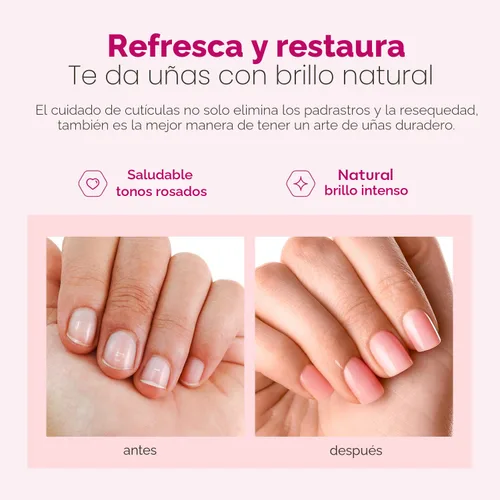 Vista 2 de Modelones Kit Removedor de Cutículas - Crema Removedora de Cutículas y Aceite para Cutículas, Kit de Cuidado de Cutículas con Cortador de Cutículas
