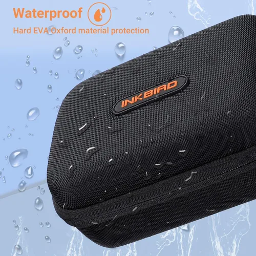 Vista 5 de Inkbird Funda de transporte para termómetro para IBT-4XS, IBT-4XC, IBBQ-4T, funda protectora rígida de EVA para termómetro ThermoPro/Soraken/Weber