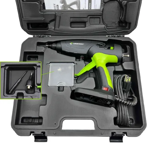 Vista 4 de Surebonder PRO2-500 Grado industrial 500 vatios Temperatura ajustable Heavy Duty High Output Flow 5/8 "Hot Melt Glue Gun