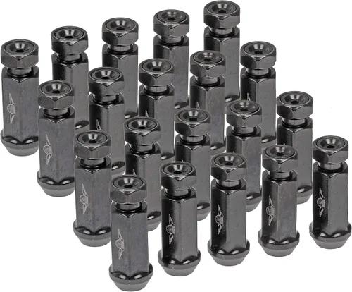 Vista 4 de Dorman 712-245A Tuerca de rueda de 1/2 pulgadas, estilo de carreras compatible con modelos seleccionados, paquete de 20