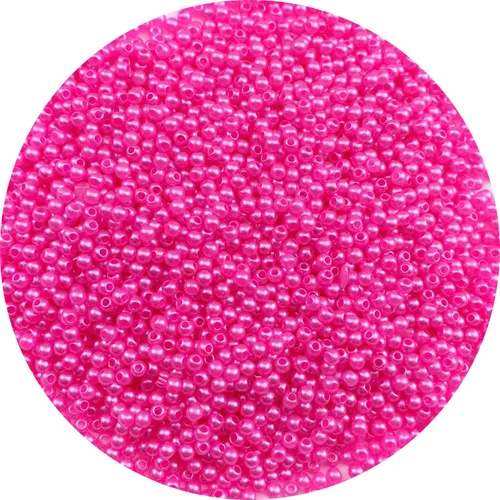 Vista 34 de 1800 cuentas de perlas de 0.157 pulgadas con agujero redondo suelto Luste Craft Beads para decoración del hogar, rellenos de jarrones, manualidades