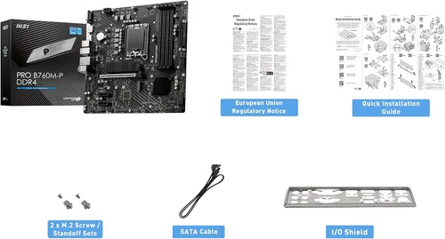 Vista 7 de MSI - Placa base PRO B760M-P DDR4 ProSeries