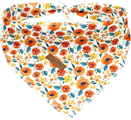 Vista 22 de Lionheart glory Bandana de Halloween para perros 1 paquete Bufanda suave lavable para perros, pañuelo cuadrado ajustable para perros pequeños