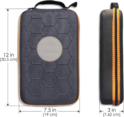 Vista 4 de nCamp Juego de 4 piezas de superficie de preparación de estufa de cocina para acampar al aire libre con estuche de transporte para senderismo