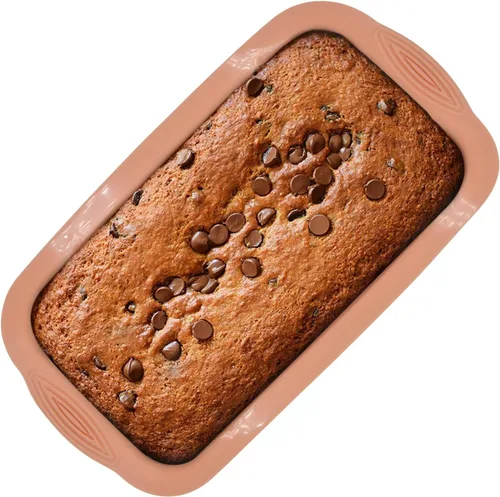 Vista 6 de Paquete de 3 moldes de silicona para pan, moldes para hornear pasteles, brownies, pan largo de tartas de queso, pasteles caseros, pan de carne