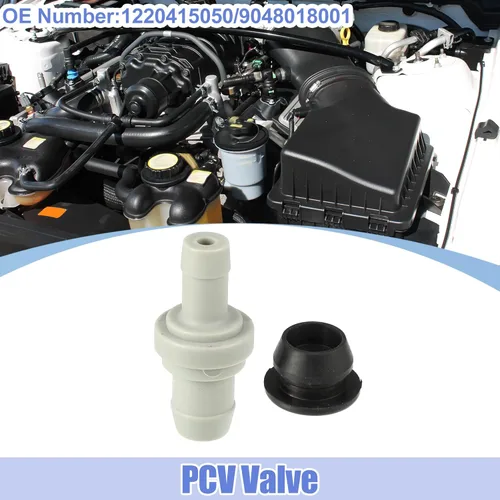 Vista 2 de uxcell Juego de ojales de válvula PCV para escape positivo del cárter de ventilación Accesorios para Toyota Corolla 1993-1997