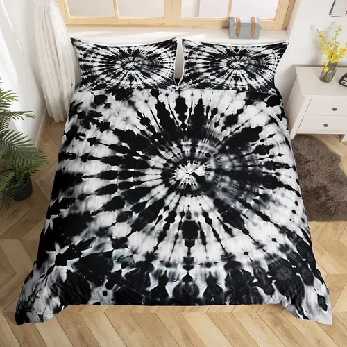 Vista 11 de Juego de funda de edredón de la Torre Eiffel tamaño Queen para niñas y adolescentes, juego de ropa de cama con diseño de flores de cerezo rosa