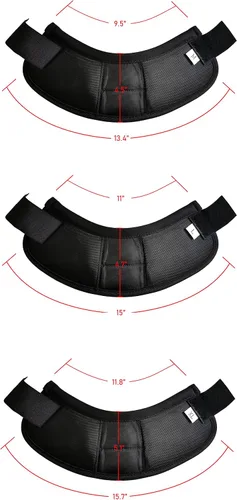 Vista 7 de LEAFOREST 2520D - Botas de campana de caballo sin giro, botas de campana de caballo balísticas equinas, botas de campana de sobrealcance negro, M