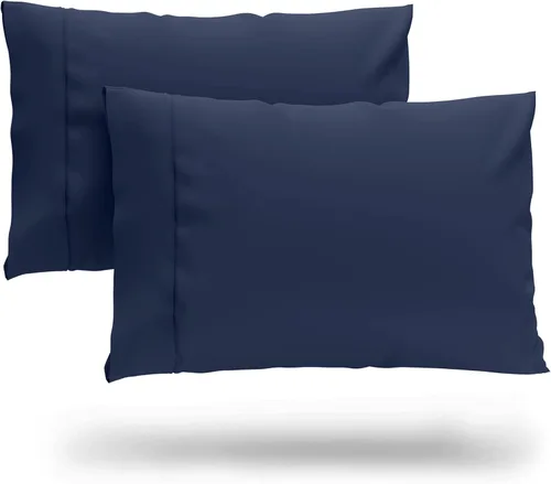 Vista 17 de Cosy House Collection Juego de 2 Fundas de Almohada Premium de Rayón Derivado de Bambú - Ropa de Cama Ultra Suave, Refrescante y Transpirable Crema