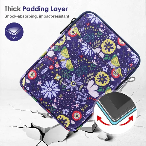 Vista 4 de MoKo Funda para Kindle de 6 a 7 pulgadas, funda protectora de nailon compatible con Kindle Paperwhite 2021, Fire 7 2022, totalmente nuevo
