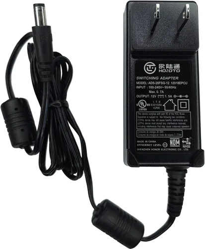 Vista 4 de Adaptador CA/CC OEM 12V 1.5A compatible con Yamaha MODX8 MODX 8+ 88-Teclas MODX7 MODX 7+ 76-Teclas MODX6 MODX 6+ 61-Teclas Teclado Sintetizador