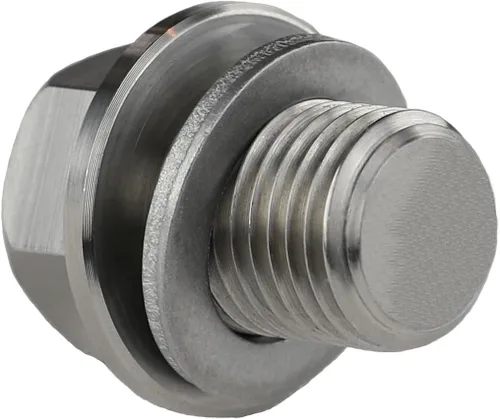 Votex - Fabricado en Estados Unidos - Tapón de drenaje de aceite de motor M14 x 0.059 in compatible con Acura, Audi, Chevrolet, Chrysler, Dodge,