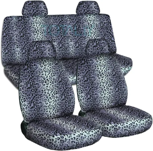 Vista 32 de Totally Covers Fundas de asiento compatibles con Volkswagen VW New Beetle/Bug 1998-2011: Aqua Ladybug, juego completo delantero y trasero