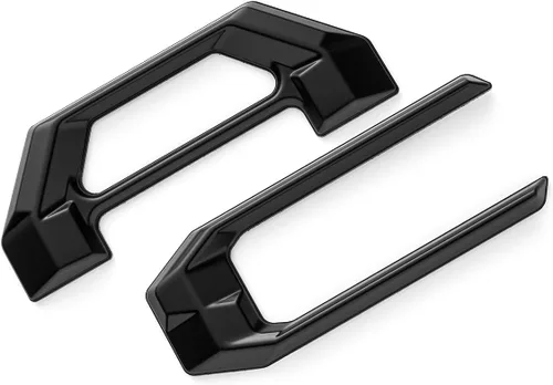 Vista 13 de EyeCatcher Pro Series - Letras insertas para portón trasero compatibles con Tacoma 2016-2023 (bandera americana BLKCHRMBLK)