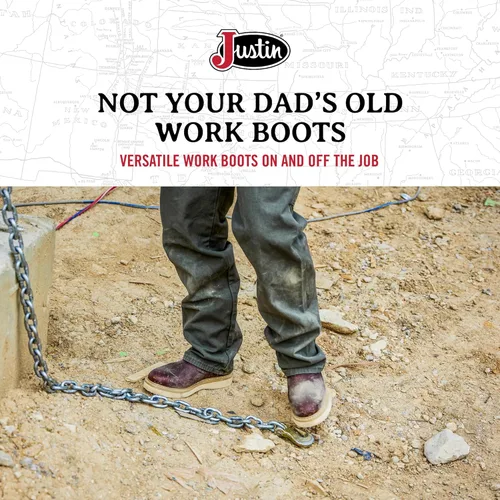 Vista 6 de Justin Botas de trabajo originales WK Premium para hombre