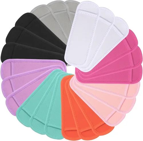 Vista 8 de JANYUN Paquete de 24 bolsas reutilizables para paletas de hielo, mangas anticongelantes, 8