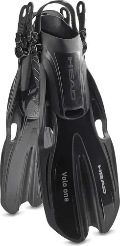 Vista 3 de HEAD Italian Collection Volo One - Aleta de esnórquel ajustable, color negro, grande, (10-13)