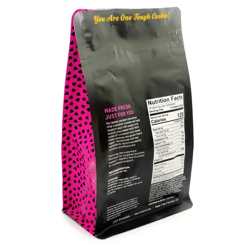 Vista 2 de Mrs. Patel's Galletas de lactancia, chai con chispas de chocolate, con shatavari, hechas a mano y horneadas frescas, sin gluten, sin lácteos