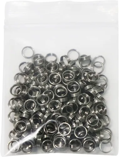 Vista 6 de LeFeng - 200 anillos tóricos para eje de dardos y anillos de acero para dardos, anillos de eje de dardos antideslizantes, anillos de acero