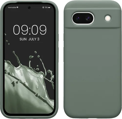 Vista 125 de kwmobile Funda Compatible con Google Pixel 6 Pro - Funda de Teléfono de Silicona TPU con Acabado Suave - Azul Caribe