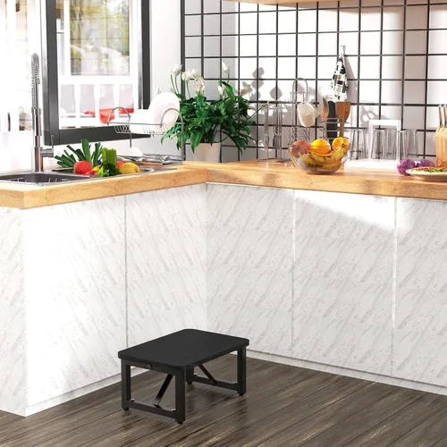 Vista 67 de Taburete de pie para adultos y niños, taburete resistente para armario, taburete de pie resistente para cocina, baño, dormitorio, soporta hasta 500