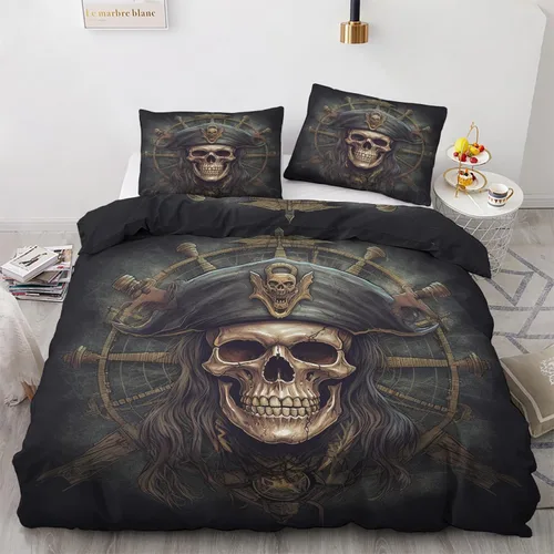 Vista 51 de Funda de edredón de ancla, tamaño individual, juego de cama náutico, 2 piezas, funda de edredón con patrón de microfibra suave con lazos