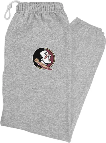 Vista 239 de LOGOVISION Pantalones deportivos, jogger para hombre con logotipo primario colegial, colección Heather atlética