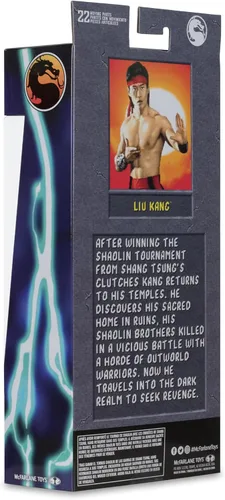Vista 9 de McFarlane Toys - Figura de acción de Mortal Kombat Klassic Liu Kang de 7 pulgadas
