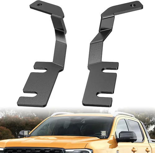 Vista 12 de Nilight Soportes de luz de zanja Auxiliar Offroad Work LED Pod A-Pilar Hood Mounts en 2nd Gen Tacoma 2005 2006 2007 2008 2009 2010 2011 2012 2013