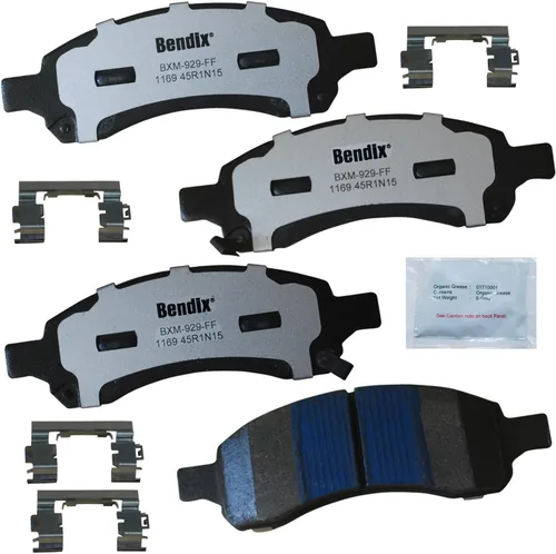 Vista 211 de Pastillas de freno Bendix Fleet Metlok MKD52FM para Apollo, Centurion, Century, Chasis Comercial, Electra, Estate Wagon, GS, 50, 400, 455, LeSabre