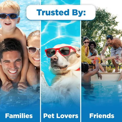 Vista 3 de C3 Pestañas de cloro estabilizadas de 3 pulgadas para piscinas Fácil de usar para piscinas sobre el suelo o enterradas Tabletas de cloro