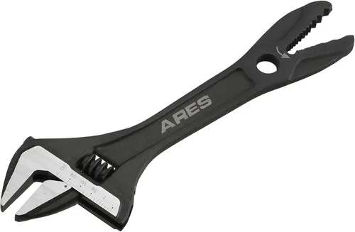 Vista 8 de ARES 79008-Llave de cocodrilo ajustable de cabeza fina de 8 pulgadas, capacidad de mandíbula de 1 1/4 pulgadas, construcción de acero al cromo