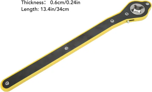 Vista 5 de Llave de trinquete de gato que ahorra mano de obra, par de llaves de trinquete de 13.4 pulgadas, llave de trinquete para neumáticos de ahorro