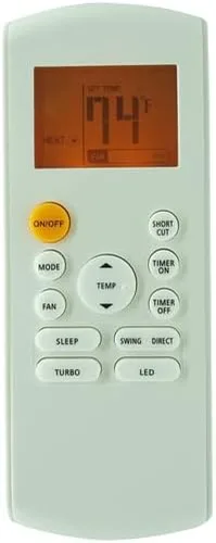 Vista 2 de HCDZ Mando a Distancia de Repuesto para MrCool A-12-HP-115B-MS A-18-HP-230B-MS A-24-HP-230B-MS A-09-HP-115B-LG A-12-HP-230B-LG A-09-HP-230B-MS Smart