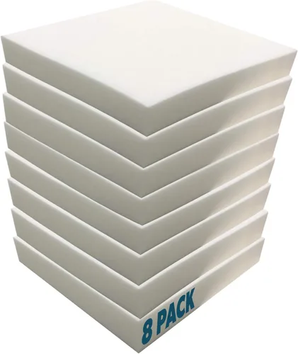 Vista 5 de Foamma Cojín de Espuma Viscoelástica con Gel para Silla, 4" x 20" x 20" - Cojín de Espuma Viscoelástica con Infusión de Gel Refrescante para Sillas