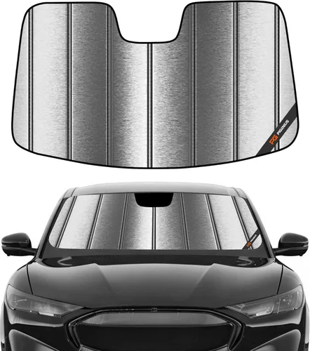 Vista 9 de Pigenius Parasol para parabrisas para Ford Mustang Mach-E 2021-2025 Parasol para ventana delantera - Protección