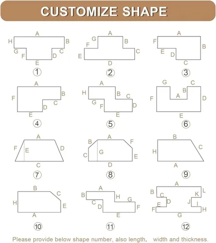 Vista 4 de LUXUCURE Fundas de cojín personalizadas para muebles de interior y exterior (solo funda), funda de repuesto para banco, silla, asiento de ventana