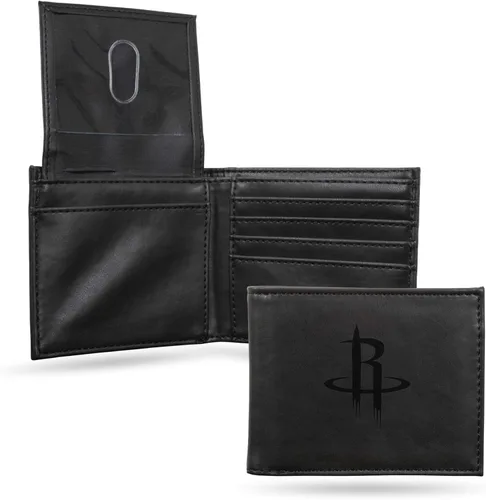 Vista 32 de Rico Industries - Cartera de diseño delgado con grabado láser de la NBA, cartera con grabado láser estilo billetera - Gran regalo