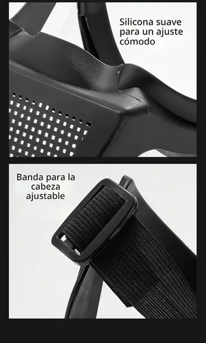 Vista 9 de Protector facial completo antivaho para moler y cortar, máscara de seguridad reutilizable con diadema ajustable, visera transparente de visión