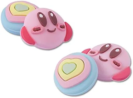 PERFECTSIGHT Lindas tapas de agarre para pulgar compatibles con consola Nintendo Switch OLEDLite, funda de botón analógico de silicona suave Kawaii