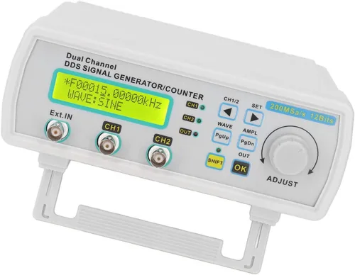 Vista 4 de Contador de generador DDS DC5V DDS generador de funciones programables de doble canal Medidor de frecuencia de forma de onda arbitraria